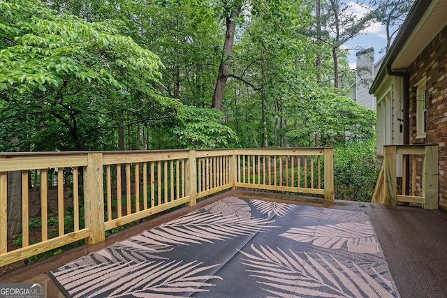 view of deck