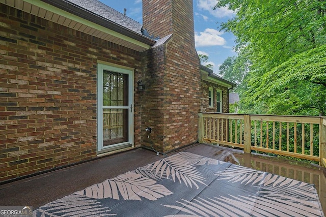 view of deck
