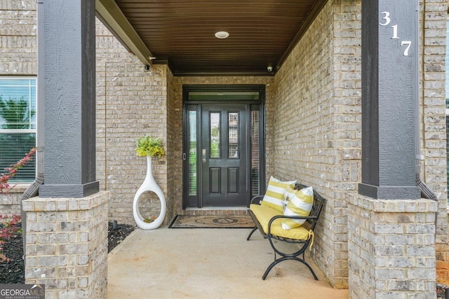 317 Basel Way, Hampton, GA 30228 - entrance to property featuring brick siding