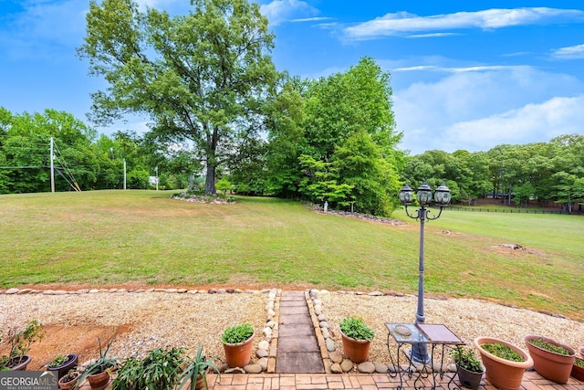 view of yard