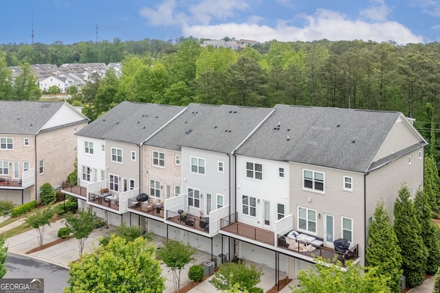 10200 Windalier Way, Roswell, GA 30076 - aerial view featuring a residential view