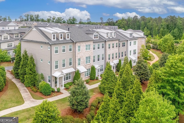 10200 Windalier Way, Roswell, GA 30076 - aerial view with a residential view