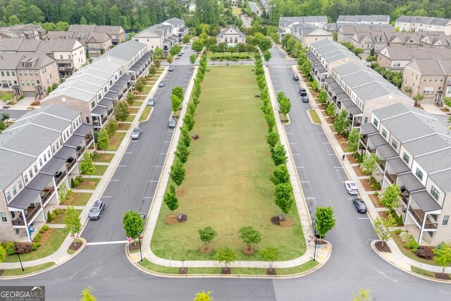 10200 Windalier Way, Roswell, GA 30076 - drone / aerial view featuring a residential view