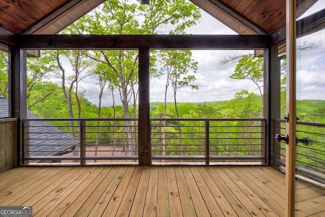 171 Antler Way, Morganton, GA 30560 - deck with a wooded view