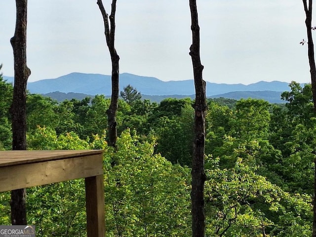 171 Antler Way, Morganton, GA 30560 - mountain view featuring a forest