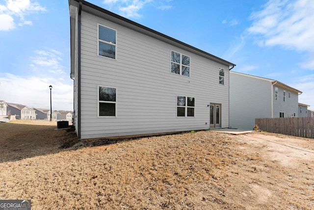352 Walnut Grove Way, Pendergrass, GA 30567 - back of property with central AC