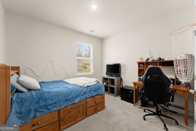 352 Walnut Grove Way, Pendergrass, GA 30567 - bedroom featuring light colored carpet and a desk