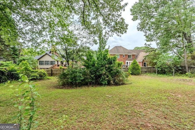 5611 Manassas Run, Stone Mountain, GA 30087 - view of yard with fence