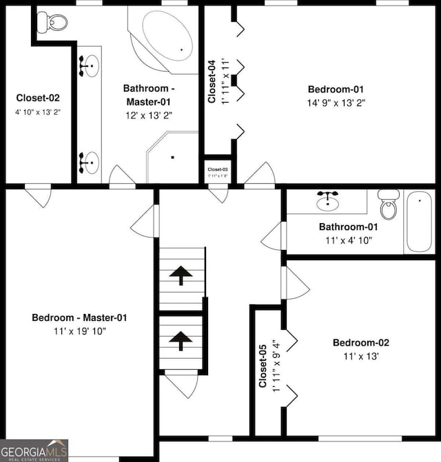 5611 Manassas Run, Stone Mountain, GA 30087 - view of layout