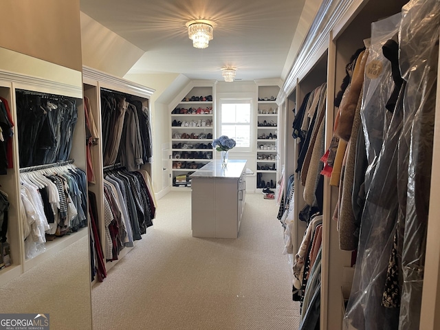 2220 Cambridge Hill Ct, Dacula, GA 30019 - walk in closet featuring light carpet