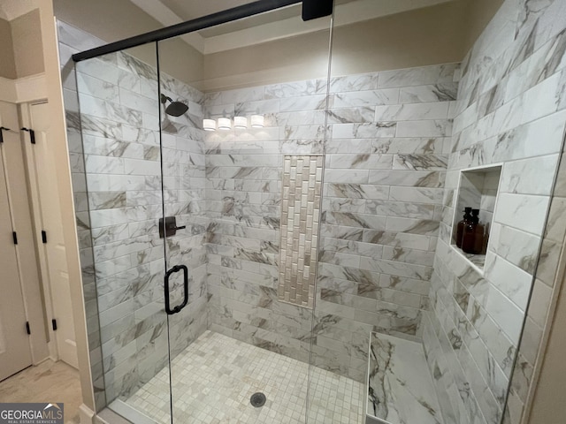 2220 Cambridge Hill Ct, Dacula, GA 30019 - bathroom featuring a stall shower