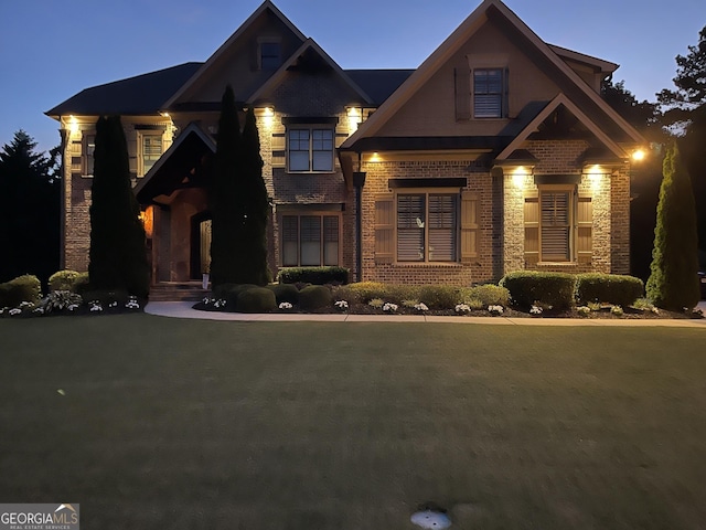 2220 Cambridge Hill Ct, Dacula, GA 30019 - view of front of home with brick siding