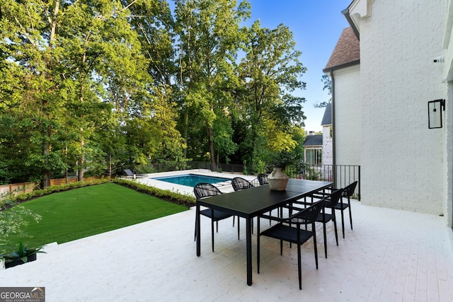 490 Mount Paran Rd, Atlanta, GA 30327 - view of patio featuring outdoor dining space
