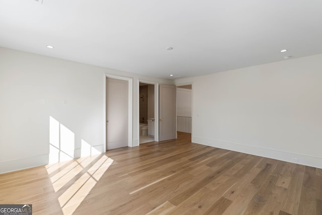 490 Mount Paran Rd, Atlanta, GA 30327 - unfurnished room featuring light wood-style floors, baseboards, and recessed lighting