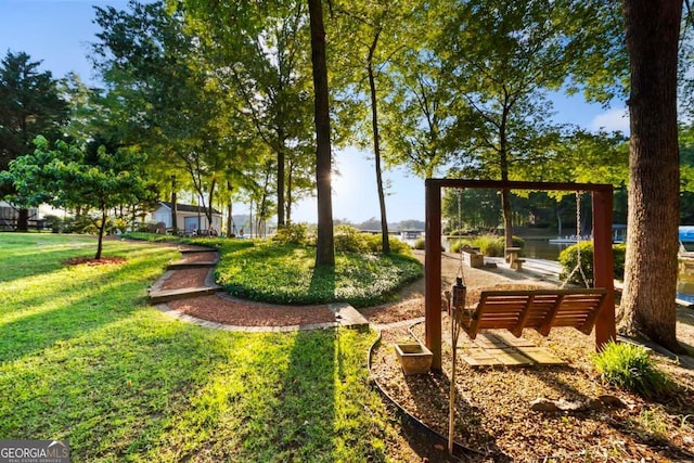 view of yard