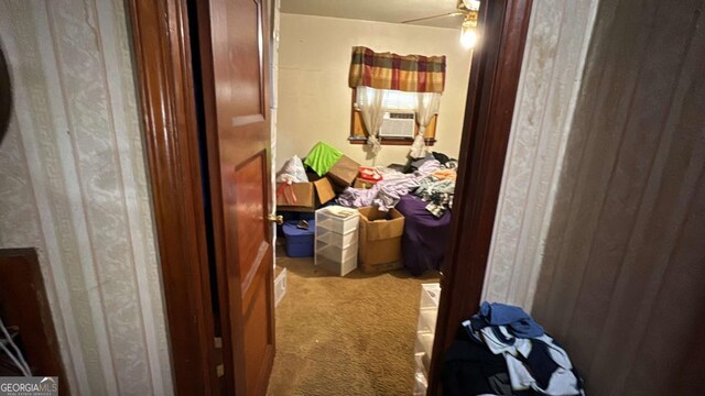 storage room with cooling unit