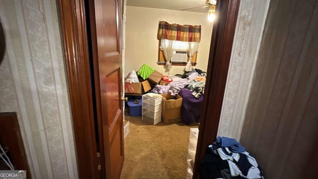 2234 Glendale Dr, Decatur, GA 30032 - hallway with carpet and cooling unit