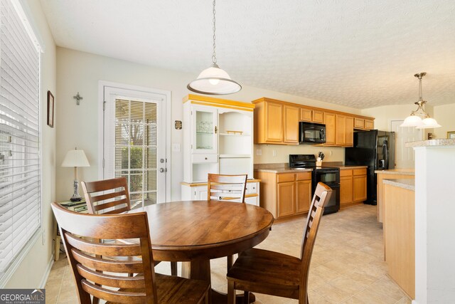 17 Castleview Ct, Jefferson, GA 30549 - dining area with a textured ceiling and light tile patterned flooring