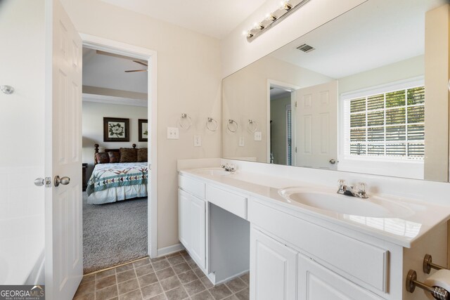 17 Castleview Ct, Jefferson, GA 30549 - ensuite bathroom with a sink, ensuite bath, double vanity, and visible vents