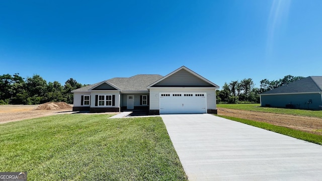 519 Doyle Ln Unit 24, Statesboro, GA 30458 - single story home with driveway, a garage, and a front lawn