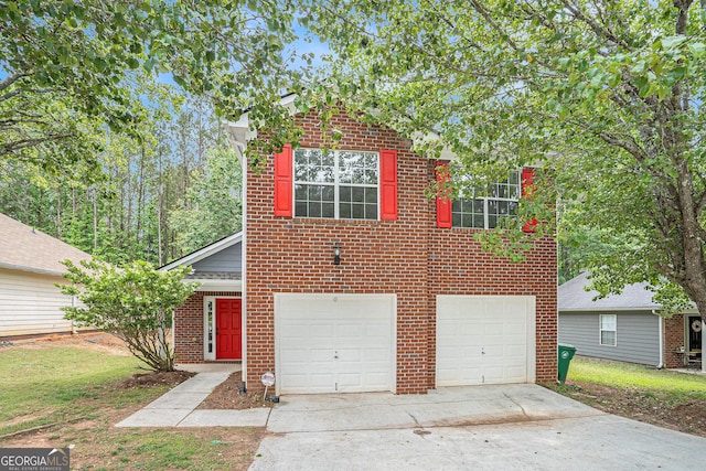 4795 Wilkins Station Dr, Decatur, GA 30035 - traditional-style house with brick siding, driveway, and a garage