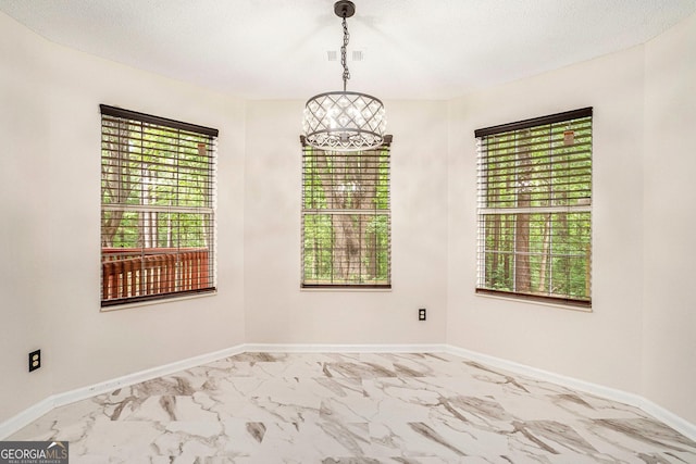 4795 Wilkins Station Dr, Decatur, GA 30035 - empty room featuring baseboards, visible vents, and marble finish floor