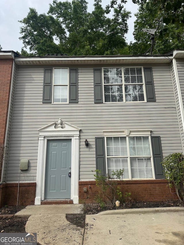 4605 Doss Cir, Powder Springs, GA 30127 - view of front facade with brick siding
