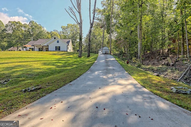 346 Woodland Ln, Hayesville, NC 28904 - view of street with concrete driveway
