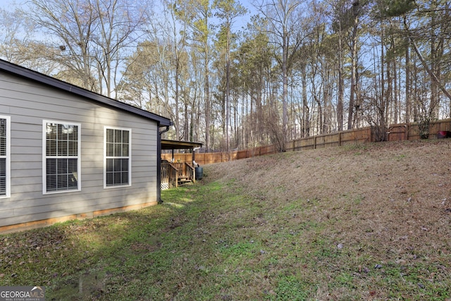142 Old Hampton Way, Hampton, GA 30228 - view of yard with a fenced backyard