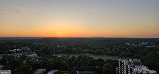 199 14th St Unit 2502, Atlanta, GA 30309 - aerial view featuring a wooded view