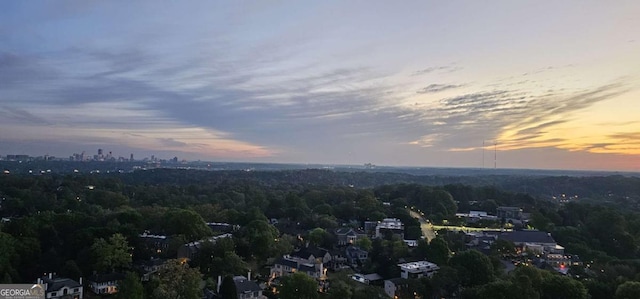 199 14th St Unit 2502, Atlanta, GA 30309 - view of aerial view at dusk