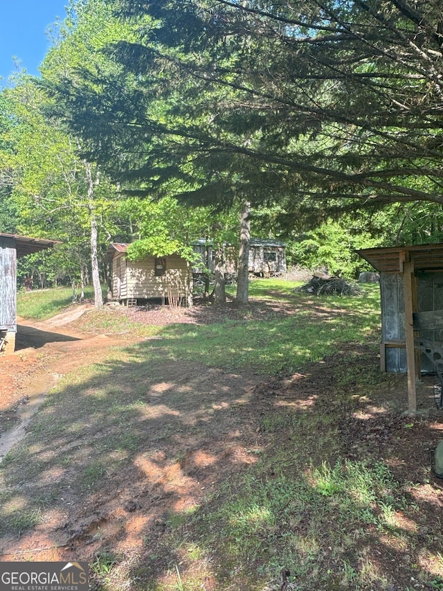 view of yard