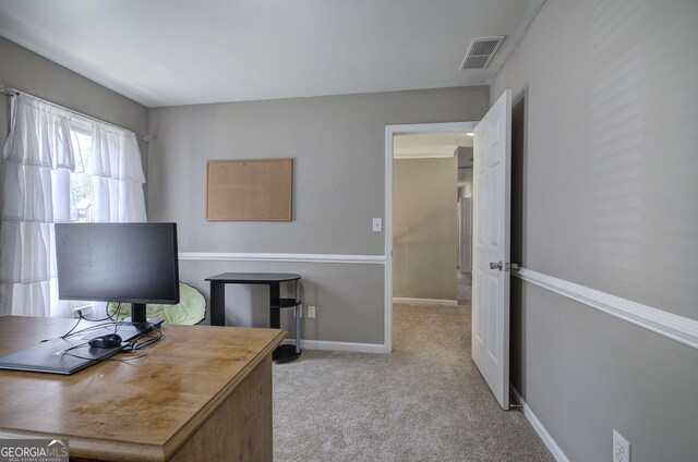 3186 Sail Winds Dr NW, Acworth, GA 30101 - carpeted office with baseboards and visible vents