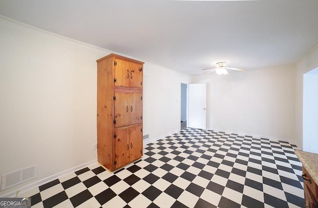 120 Hunt Rd, Athens, GA 30606 - bonus room with ceiling fan, visible vents, and light floors