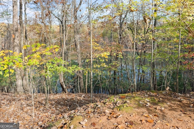 view of landscape with a view of trees