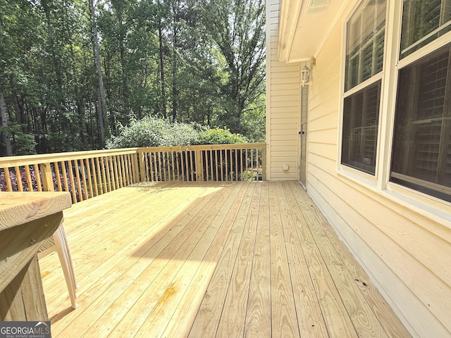 view of deck