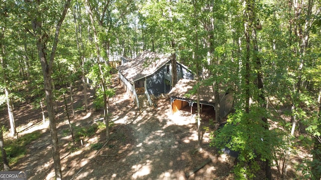 view of property exterior