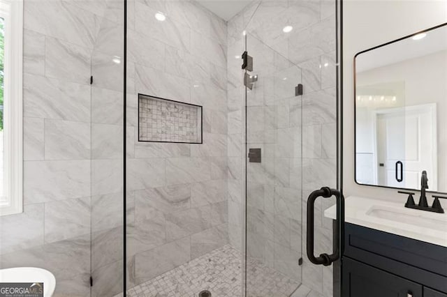 346 Chandler Ct, Alto, GA 30510 - full bath featuring vanity and a shower stall
