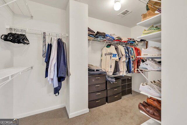 1584 Heartland Path, Hoschton, GA 30548 - walk in closet with light carpet