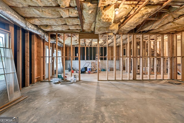 miscellaneous room featuring concrete floors