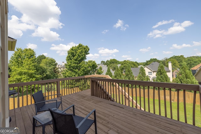 view of deck