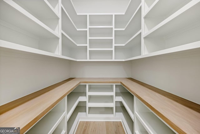 view of storage area