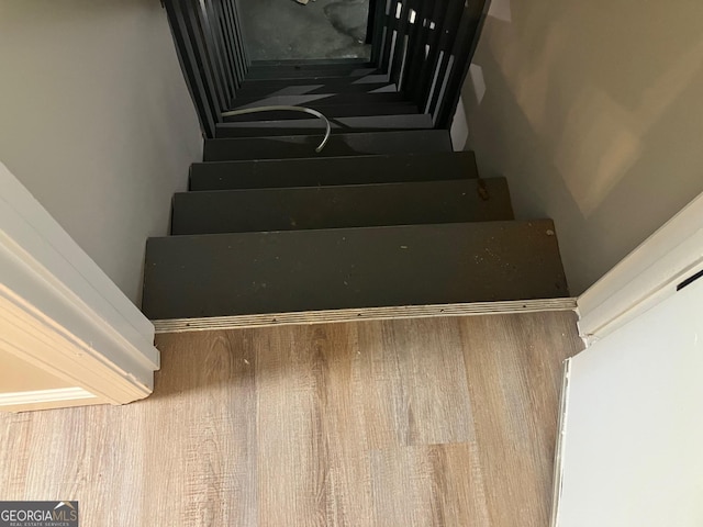 view of stairway