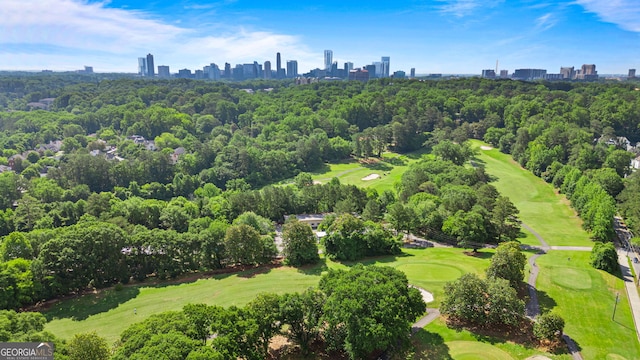 3820 Roswell Rd NE Unit 705, Atlanta, GA 30342 - drone / aerial view of city skyline and a golf course