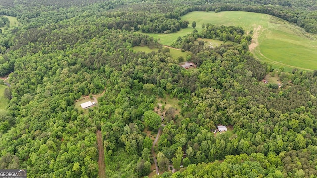 253 Dry Creek Rd, Cedartown, GA 30125 - drone / aerial view with a view of trees