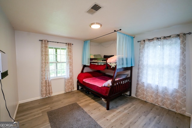 253 Dry Creek Rd, Cedartown, GA 30125 - bedroom featuring baseboards, wood finished floors, and visible vents