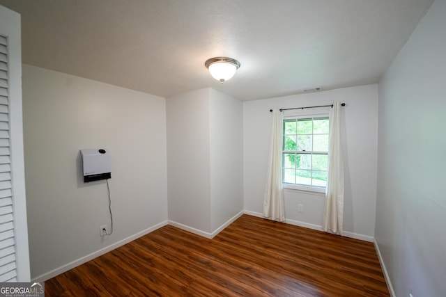 253 Dry Creek Rd, Cedartown, GA 30125 - unfurnished room with visible vents, baseboards, and dark wood-style floors