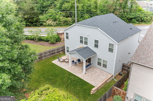 drone / aerial view