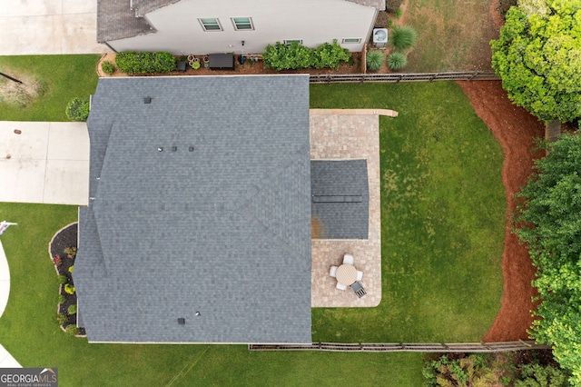 drone / aerial view