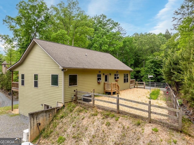 102 Waleska Ln Unit 3, Ellijay, GA 30540 - back of property featuring roof with shingles